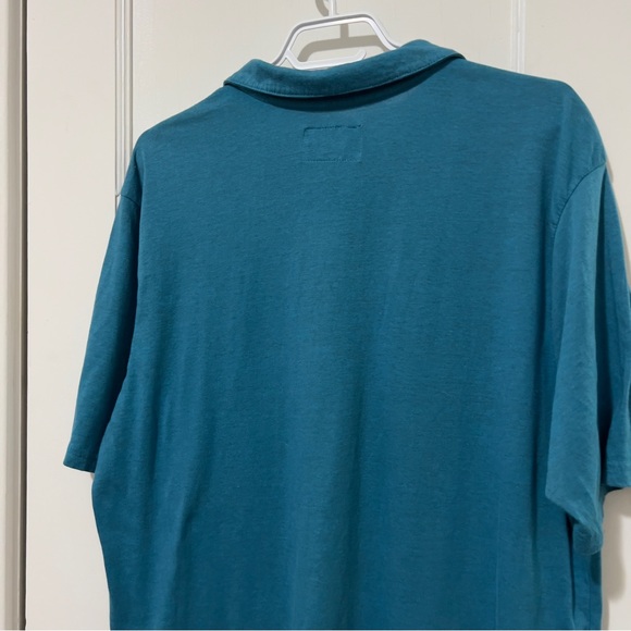 Hurley Turquoise-Blue Short Sleeve Polo - Picture 2 of 6